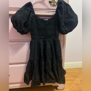 Hazel and Olive Puff Sleeve Dress